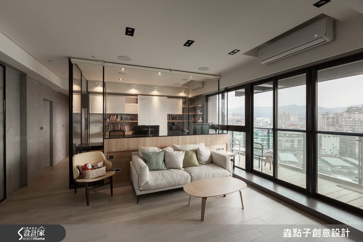 30坪新成屋(5年以下)＿簡約風客廳案例圖片＿蟲點子創意設計＿蟲點子_26之10