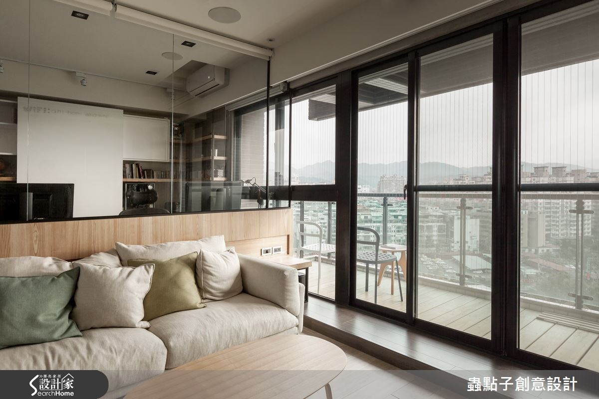 30坪新成屋(5年以下)＿簡約風客廳案例圖片＿蟲點子創意設計＿蟲點子_26之11