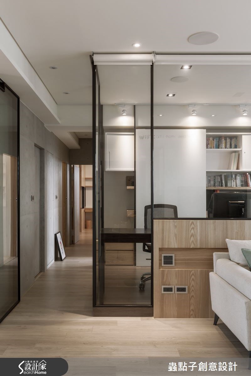 30坪新成屋(5年以下)＿簡約風客廳案例圖片＿蟲點子創意設計＿蟲點子_26之12