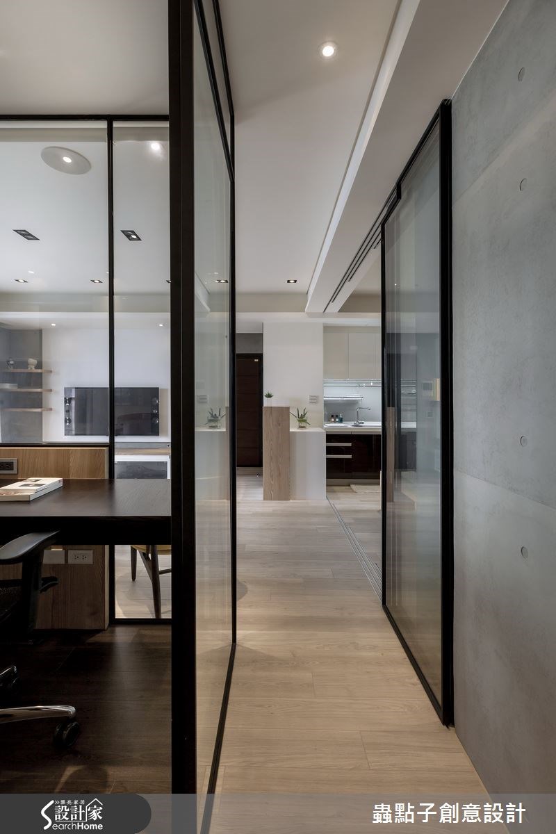 30坪新成屋(5年以下)＿簡約風走廊案例圖片＿蟲點子創意設計＿蟲點子_26之13