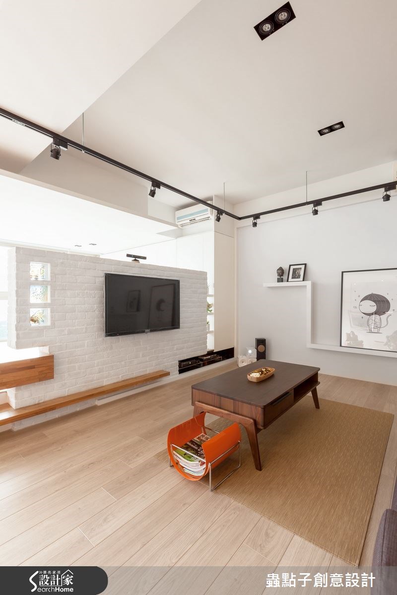 18坪新成屋(5年以下)＿北歐風客廳案例圖片＿蟲點子創意設計＿蟲點子_27之14