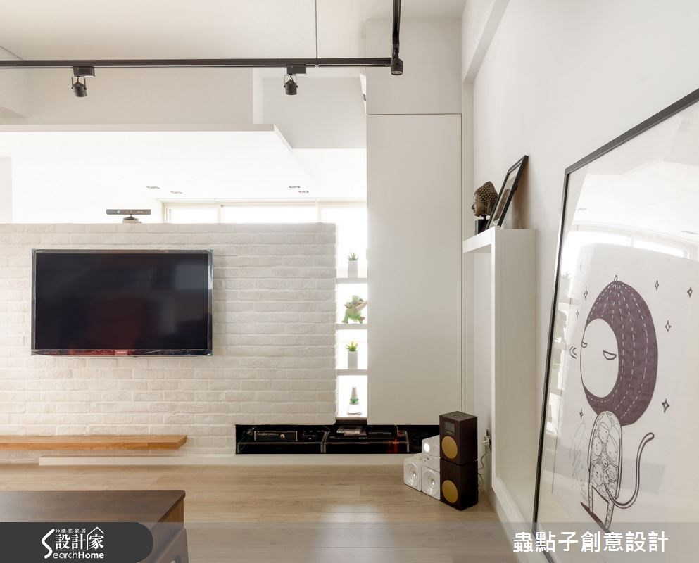 18坪新成屋(5年以下)＿北歐風客廳案例圖片＿蟲點子創意設計＿蟲點子_27之16