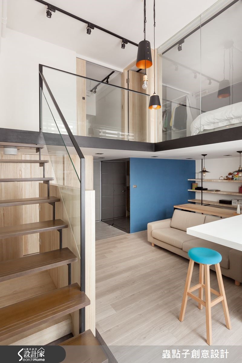 12坪老屋(16~30年)＿混搭風樓梯案例圖片＿蟲點子創意設計＿蟲點子_30之11