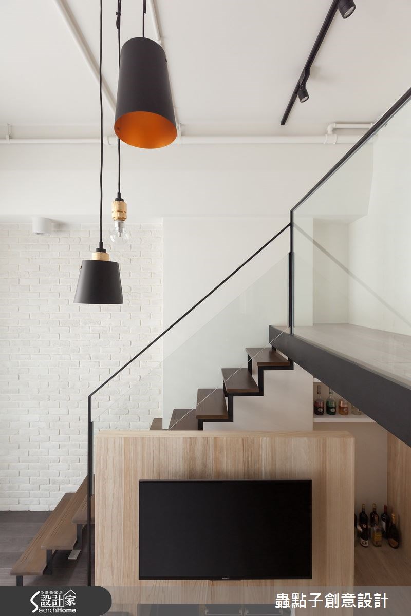 12坪老屋(16~30年)＿混搭風樓梯案例圖片＿蟲點子創意設計＿蟲點子_30之18