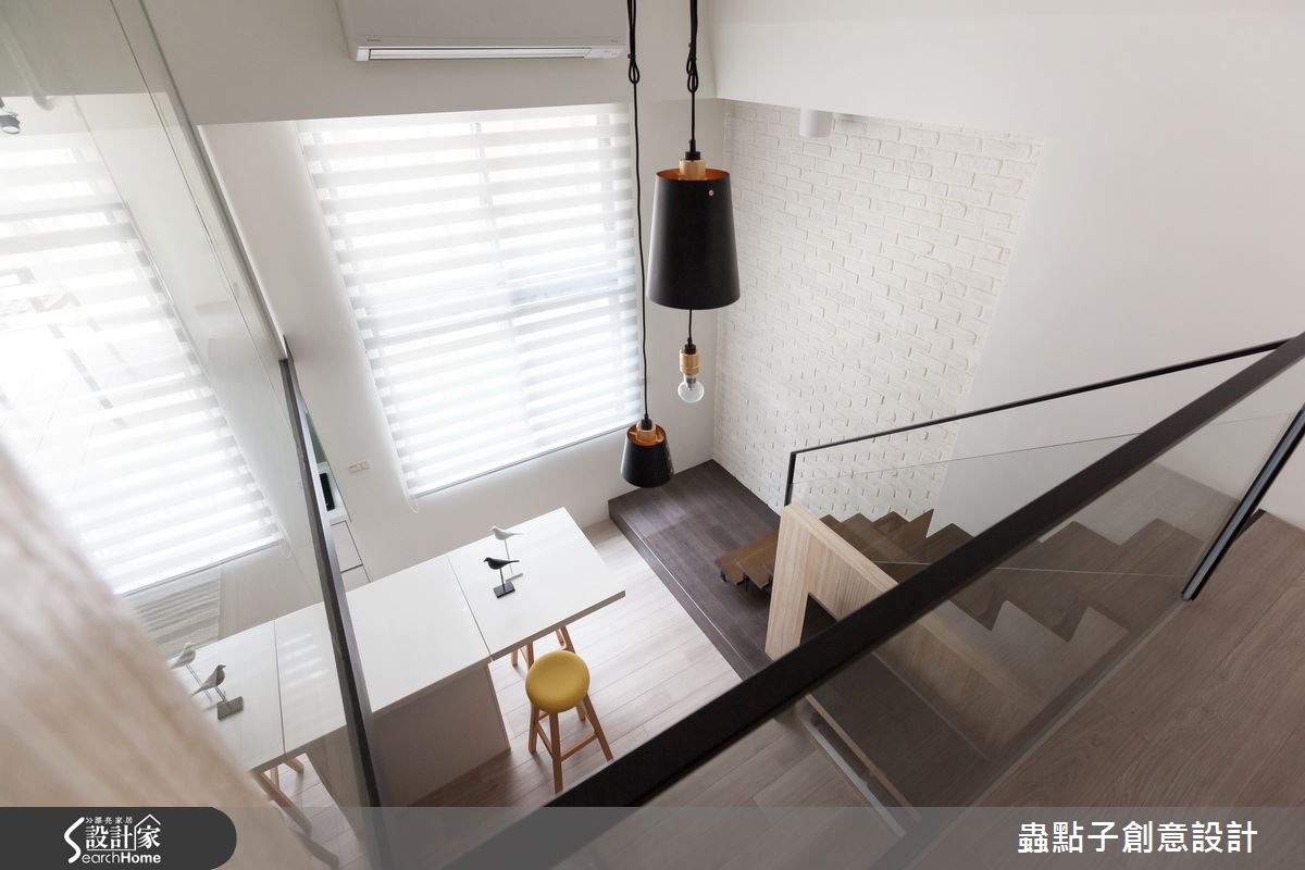 12坪老屋(16~30年)＿混搭風樓梯案例圖片＿蟲點子創意設計＿蟲點子_30之19