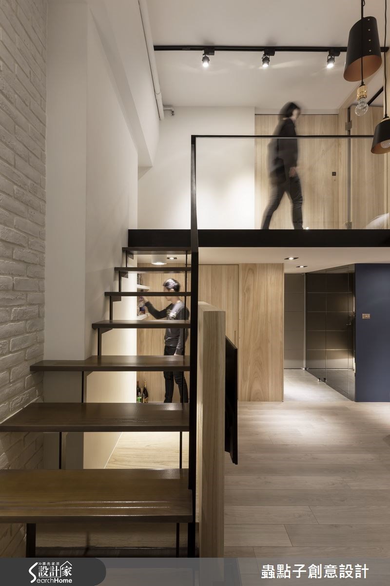 12坪老屋(16~30年)＿混搭風樓梯案例圖片＿蟲點子創意設計＿蟲點子_30之27