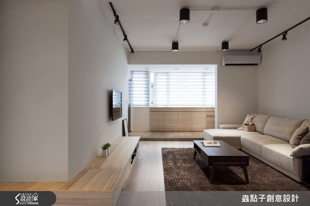 28坪老屋(16~30年)＿北歐風客廳案例圖片＿蟲點子創意設計＿蟲點子_31之2