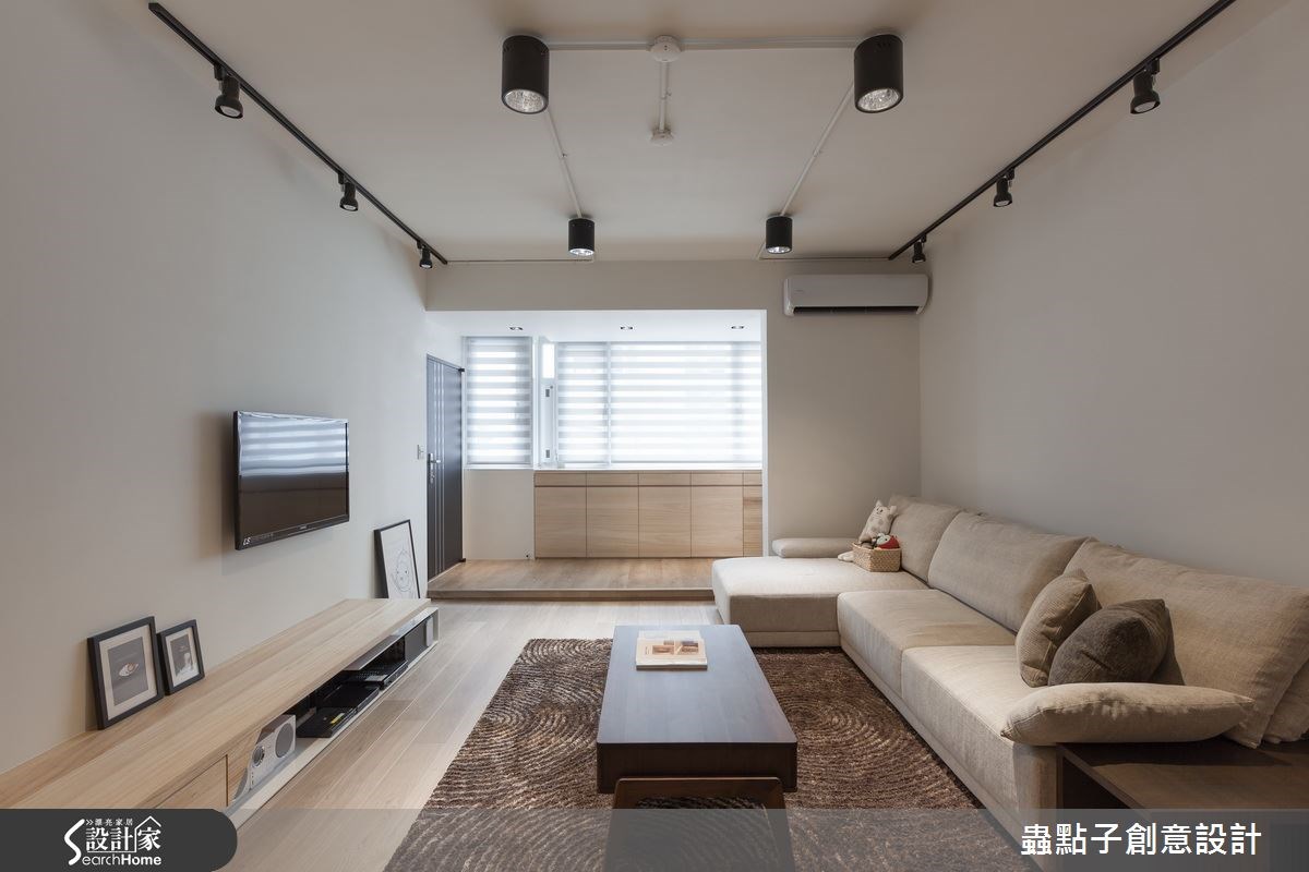 28坪老屋(16~30年)＿北歐風客廳案例圖片＿蟲點子創意設計＿蟲點子_31之3