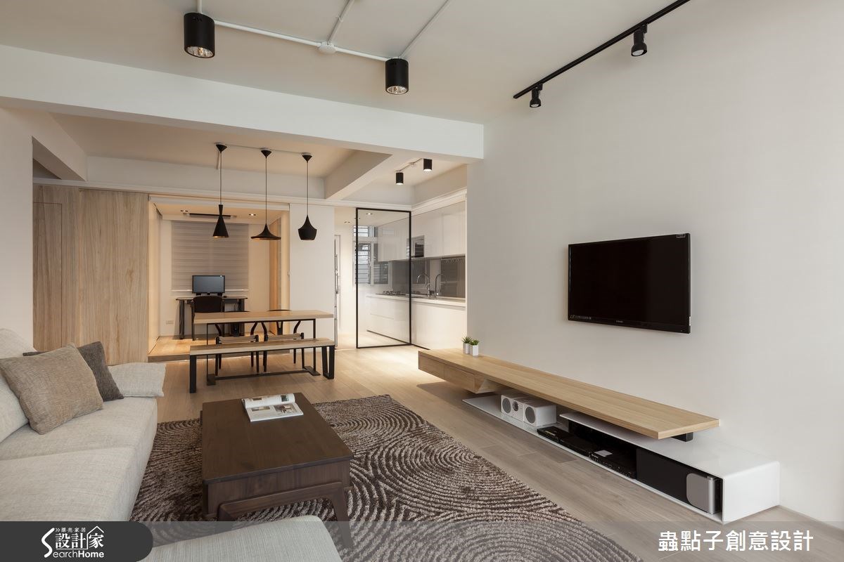 28坪老屋(16~30年)＿北歐風客廳案例圖片＿蟲點子創意設計＿蟲點子_31之4