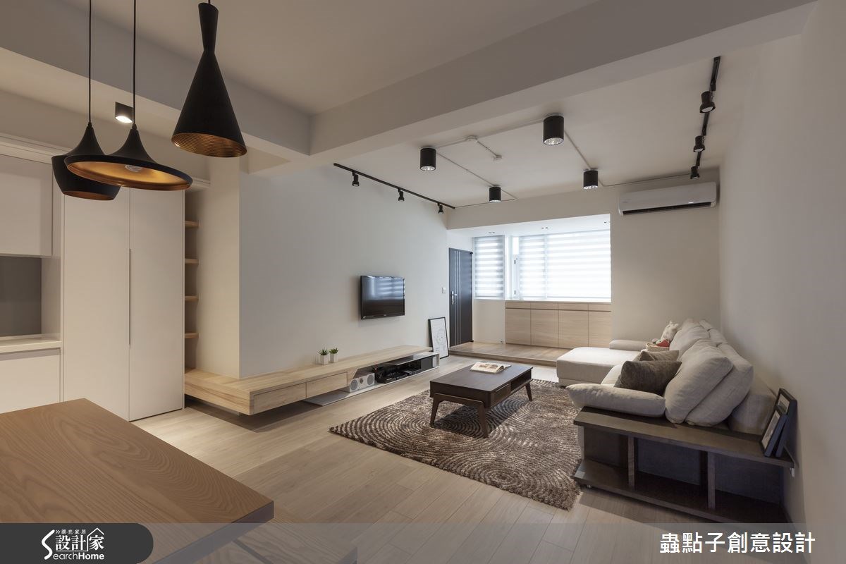 28坪老屋(16~30年)＿北歐風客廳案例圖片＿蟲點子創意設計＿蟲點子_31之5