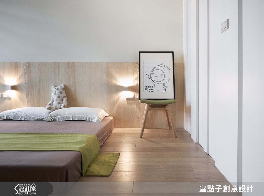 35坪新成屋(5年以下)＿北歐風臥室案例圖片＿蟲點子創意設計＿蟲點子_32之35
