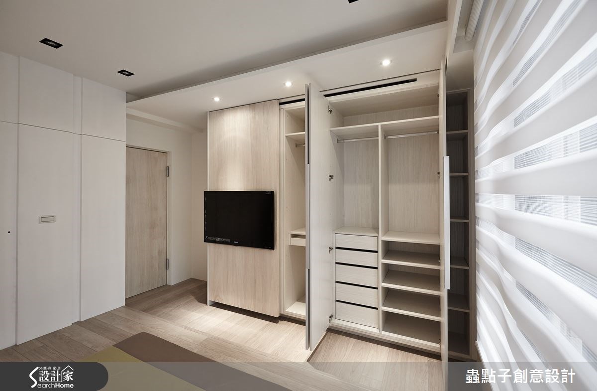 35坪新成屋(5年以下)＿北歐風臥室案例圖片＿蟲點子創意設計＿蟲點子_32之39