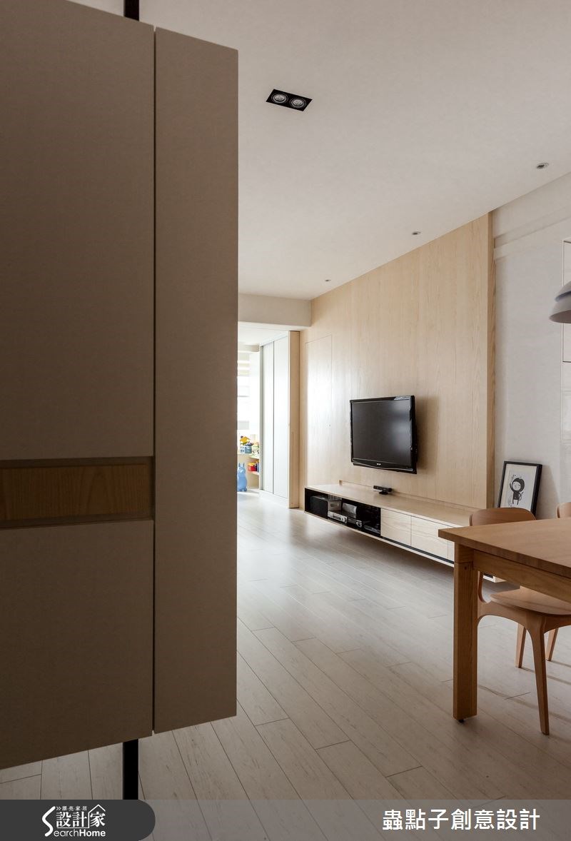 30坪新成屋(5年以下)＿簡約風客廳案例圖片＿蟲點子創意設計＿蟲點子_33之5