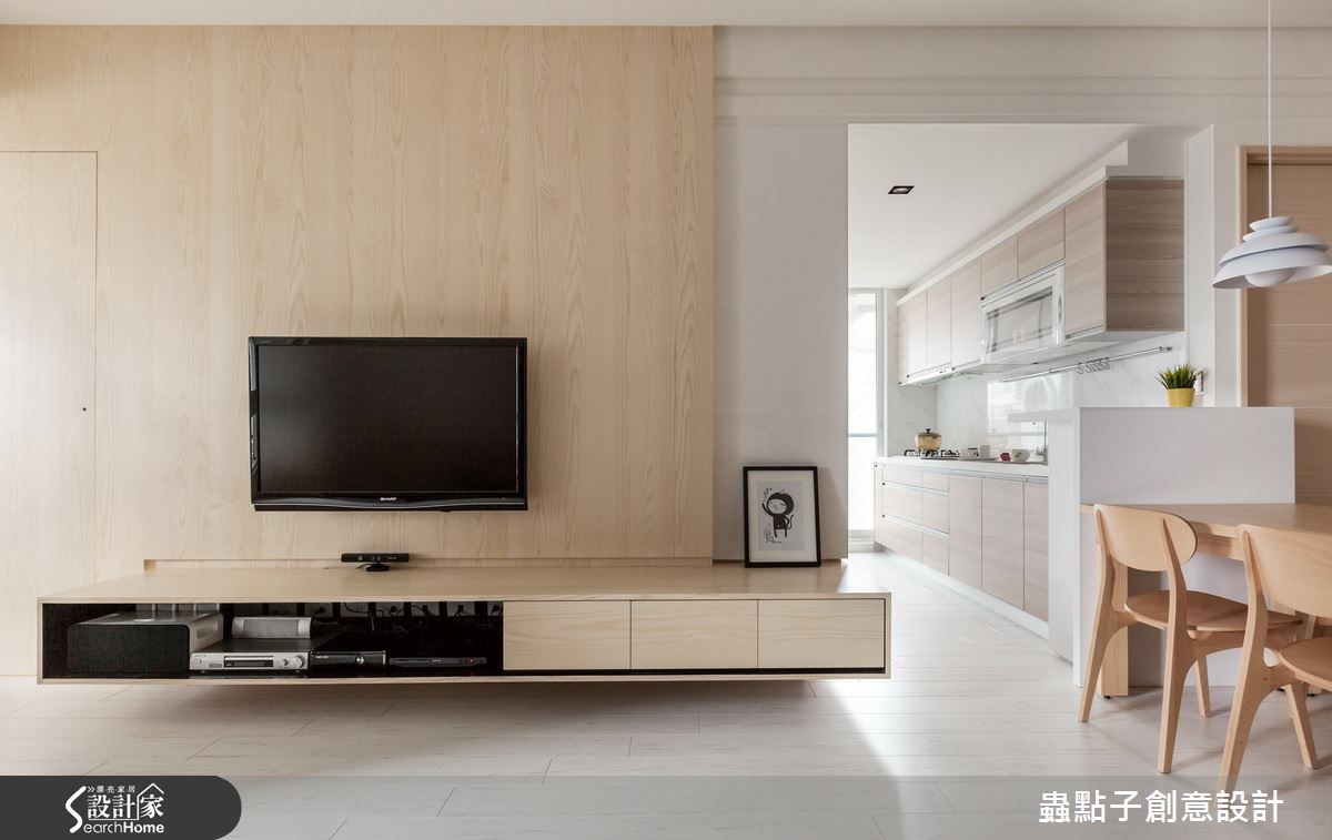 30坪新成屋(5年以下)＿簡約風客廳案例圖片＿蟲點子創意設計＿蟲點子_33之9