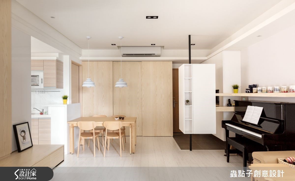 30坪新成屋(5年以下)＿簡約風客廳案例圖片＿蟲點子創意設計＿蟲點子_33之11