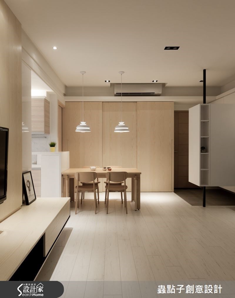 30坪新成屋(5年以下)＿簡約風客廳案例圖片＿蟲點子創意設計＿蟲點子_33之14