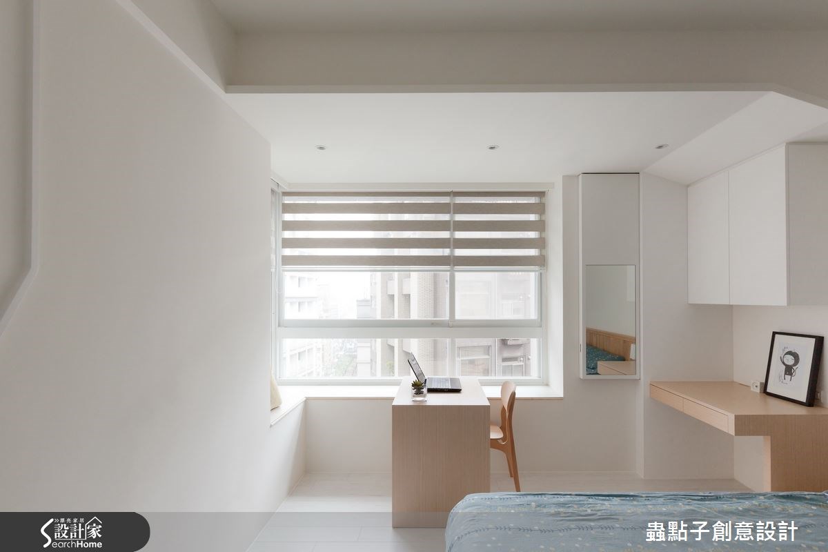 30坪新成屋(5年以下)＿簡約風臥室案例圖片＿蟲點子創意設計＿蟲點子_33之22