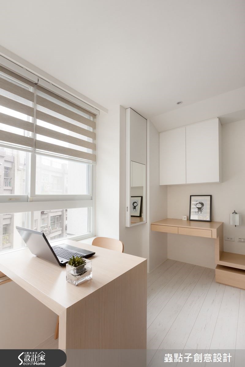 30坪新成屋(5年以下)＿簡約風臥室案例圖片＿蟲點子創意設計＿蟲點子_33之23