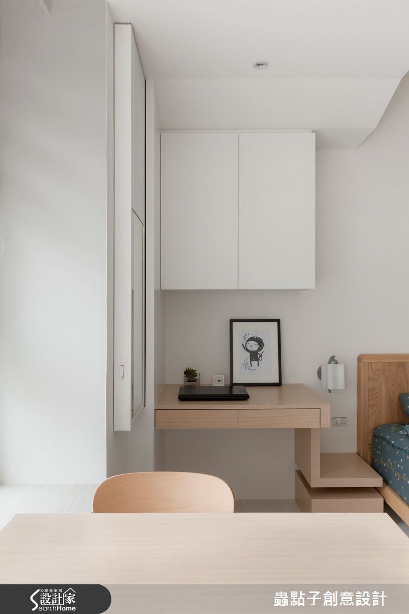 30坪新成屋(5年以下)＿簡約風臥室案例圖片＿蟲點子創意設計＿蟲點子_33之24