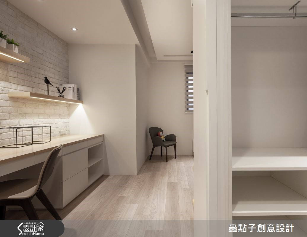 40坪新成屋(5年以下)＿北歐風臥室案例圖片＿蟲點子創意設計＿蟲點子_34之24