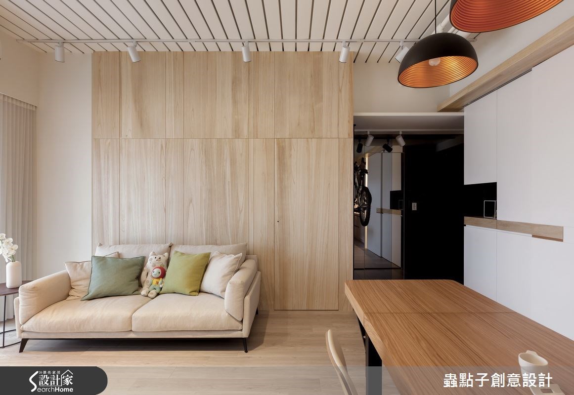 20坪新成屋(5年以下)＿簡約風客廳案例圖片＿蟲點子創意設計＿蟲點子_36之6