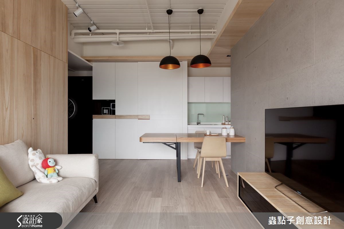 20坪新成屋(5年以下)＿簡約風客廳案例圖片＿蟲點子創意設計＿蟲點子_36之7