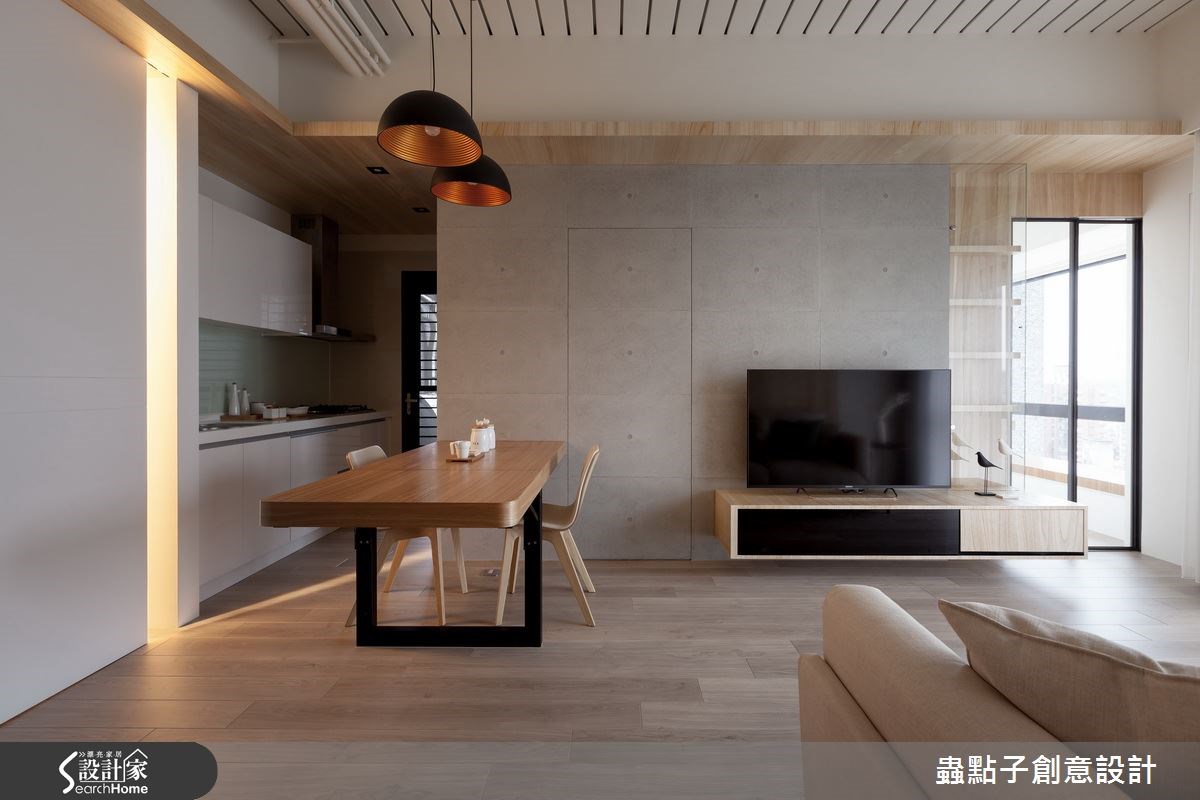 20坪新成屋(5年以下)＿簡約風客廳案例圖片＿蟲點子創意設計＿蟲點子_36之10