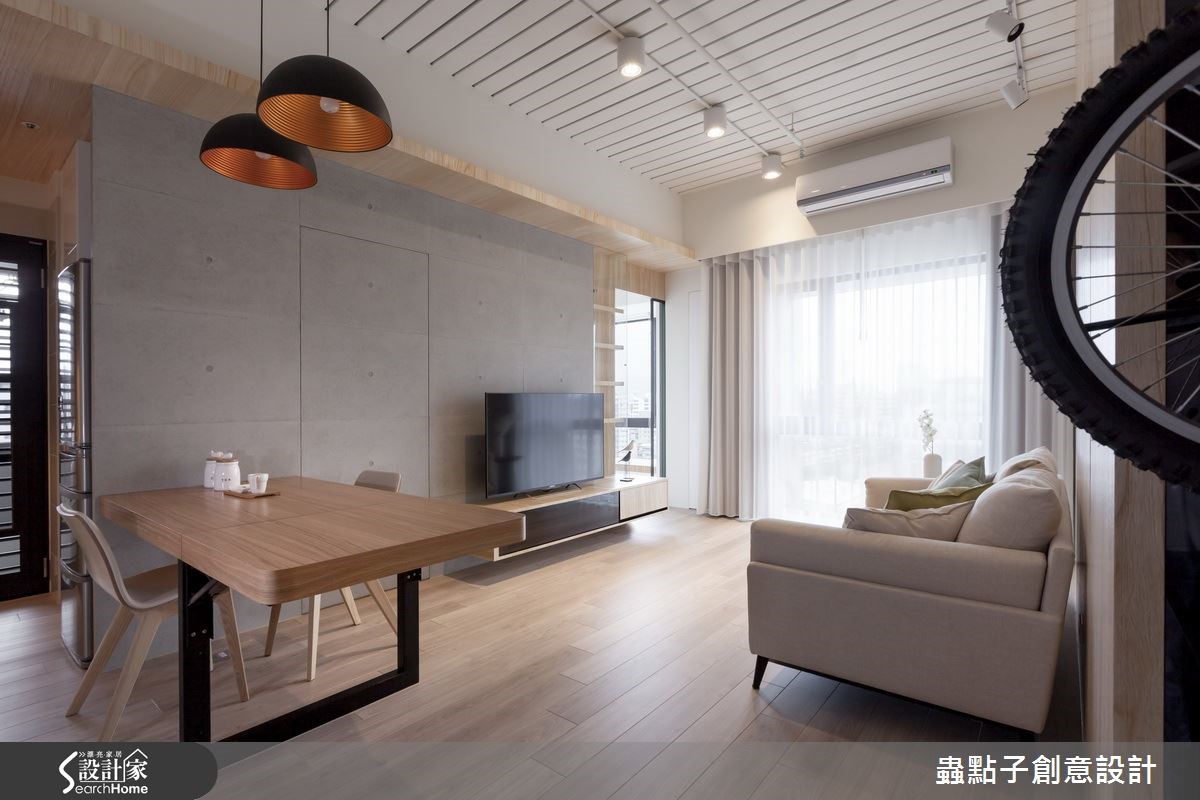 20坪新成屋(5年以下)＿簡約風客廳案例圖片＿蟲點子創意設計＿蟲點子_36之11
