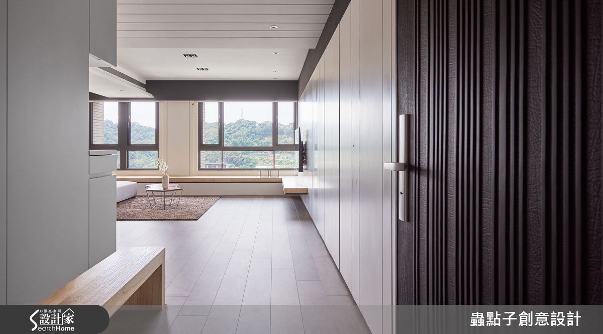 40坪新成屋(5年以下)＿簡約風走廊案例圖片＿蟲點子創意設計＿蟲點子_38之1