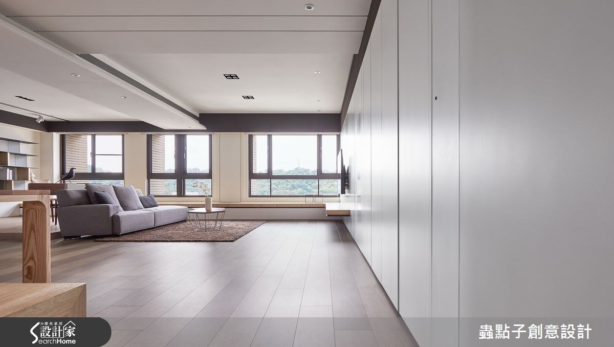 40坪新成屋(5年以下)＿簡約風走廊案例圖片＿蟲點子創意設計＿蟲點子_38之4