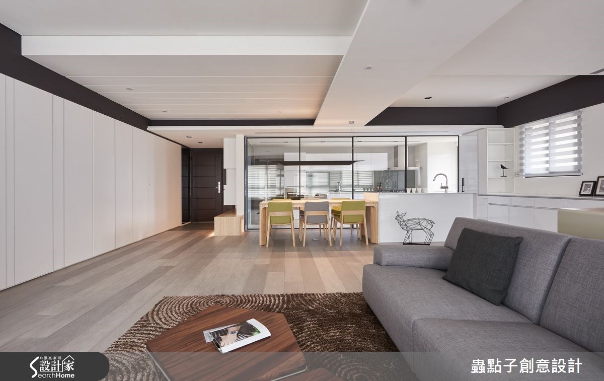 40坪新成屋(5年以下)＿簡約風客廳案例圖片＿蟲點子創意設計＿蟲點子_38之9