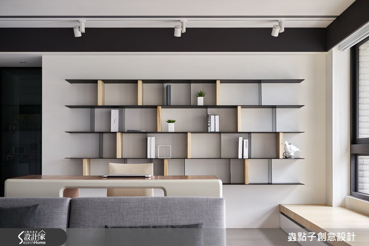 40坪新成屋(5年以下)＿簡約風客廳案例圖片＿蟲點子創意設計＿蟲點子_38之14