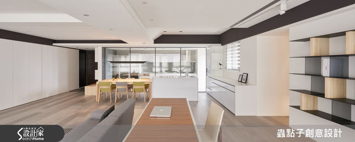40坪新成屋(5年以下)＿簡約風客廳案例圖片＿蟲點子創意設計＿蟲點子_38之15