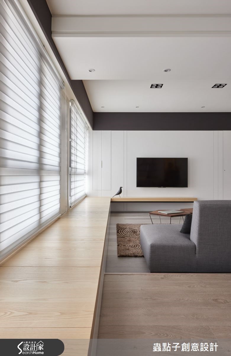 40坪新成屋(5年以下)＿簡約風客廳案例圖片＿蟲點子創意設計＿蟲點子_38之18