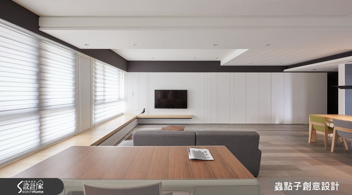 40坪新成屋(5年以下)＿簡約風客廳案例圖片＿蟲點子創意設計＿蟲點子_38之19