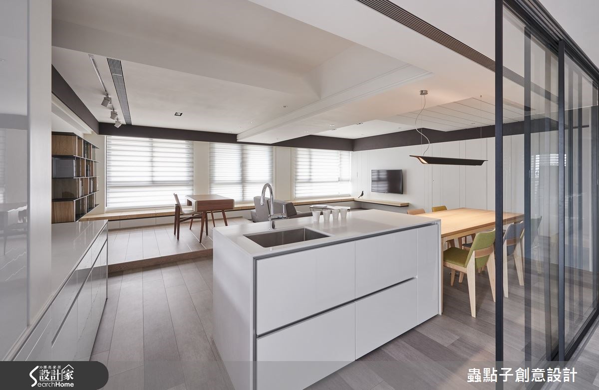 40坪新成屋(5年以下)＿簡約風廚房案例圖片＿蟲點子創意設計＿蟲點子_38之26