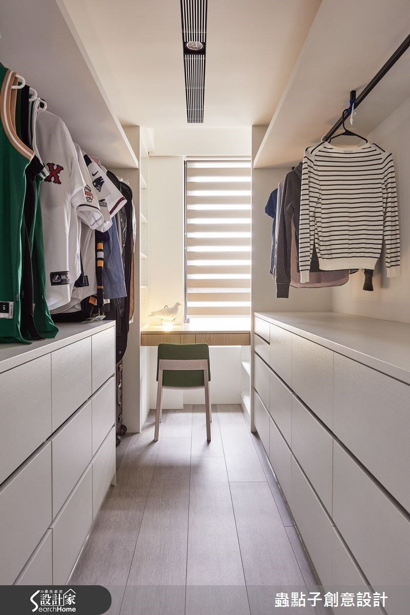 40坪新成屋(5年以下)＿簡約風更衣間案例圖片＿蟲點子創意設計＿蟲點子_38之37