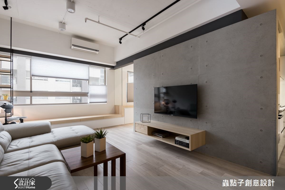 18坪中古屋(5~15年)＿簡約風客廳案例圖片＿蟲點子創意設計＿蟲點子_40之5