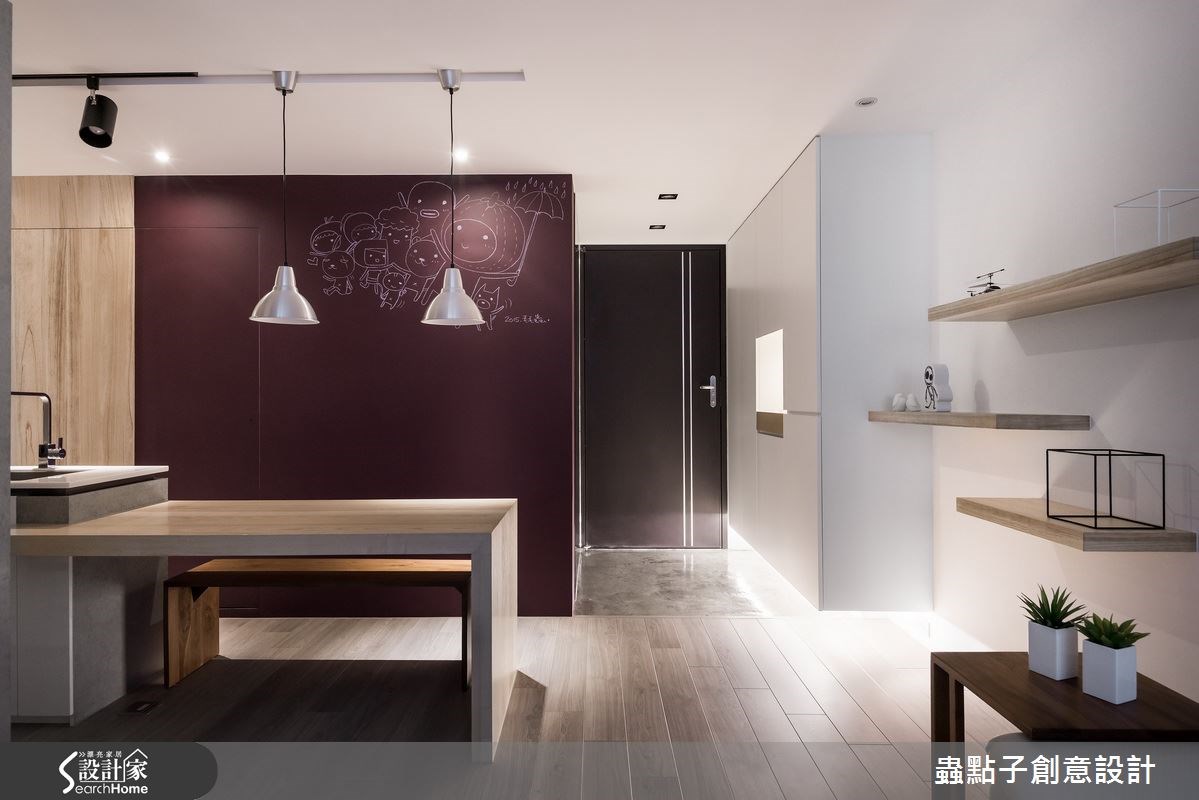 18坪中古屋(5~15年)＿簡約風餐廳案例圖片＿蟲點子創意設計＿蟲點子_40之9