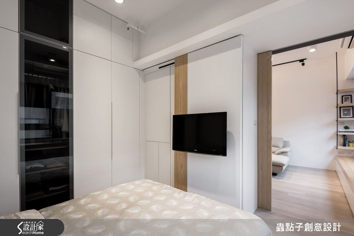 18坪中古屋(5~15年)＿簡約風臥室案例圖片＿蟲點子創意設計＿蟲點子_40之32