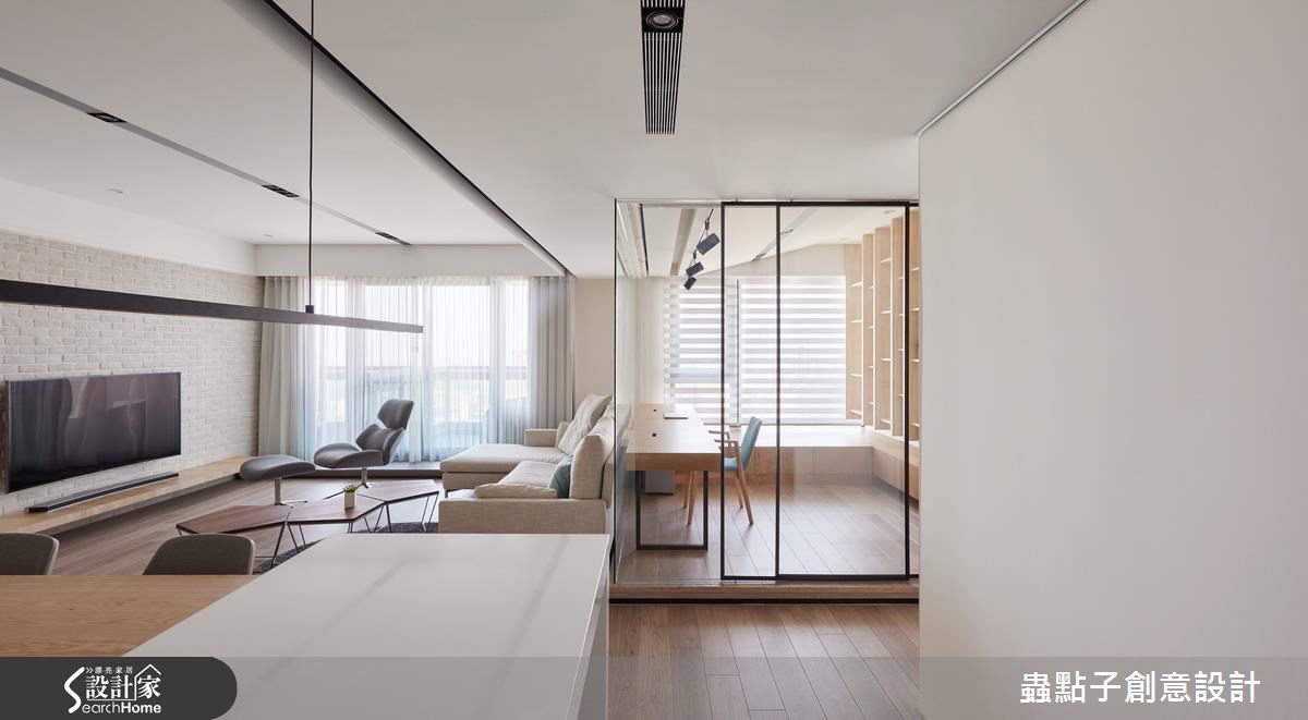 45坪新成屋(5年以下)＿北歐風中島案例圖片＿蟲點子創意設計＿蟲點子_45之20