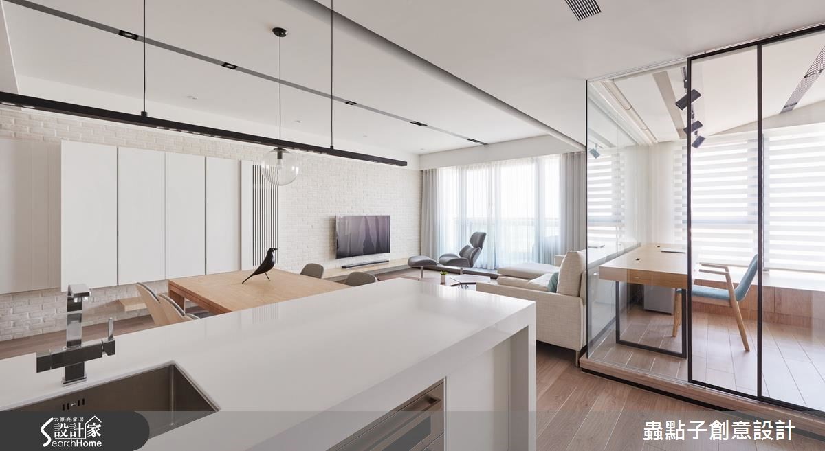 45坪新成屋(5年以下)＿北歐風中島案例圖片＿蟲點子創意設計＿蟲點子_45之22