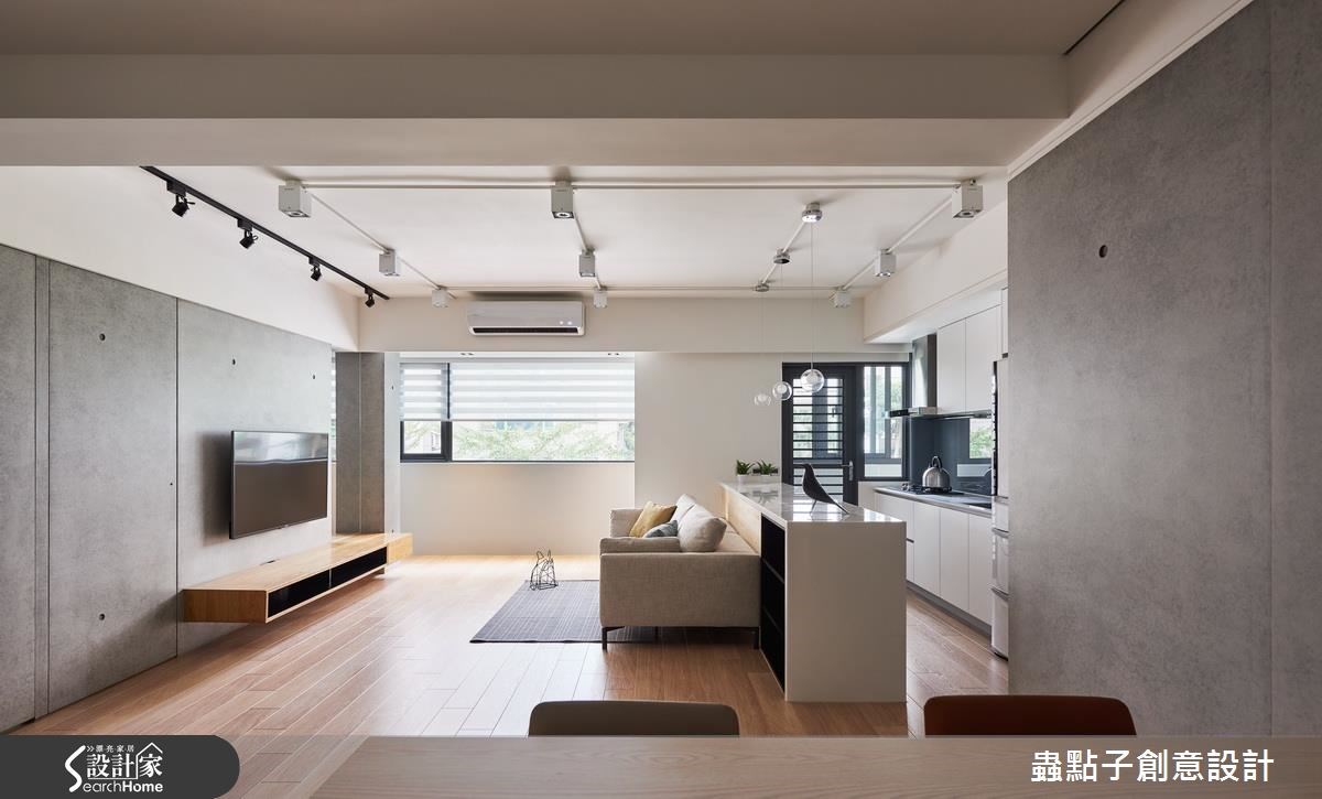 30坪老屋(16~30年)＿簡約風客廳案例圖片＿蟲點子創意設計＿蟲點子_47之16
