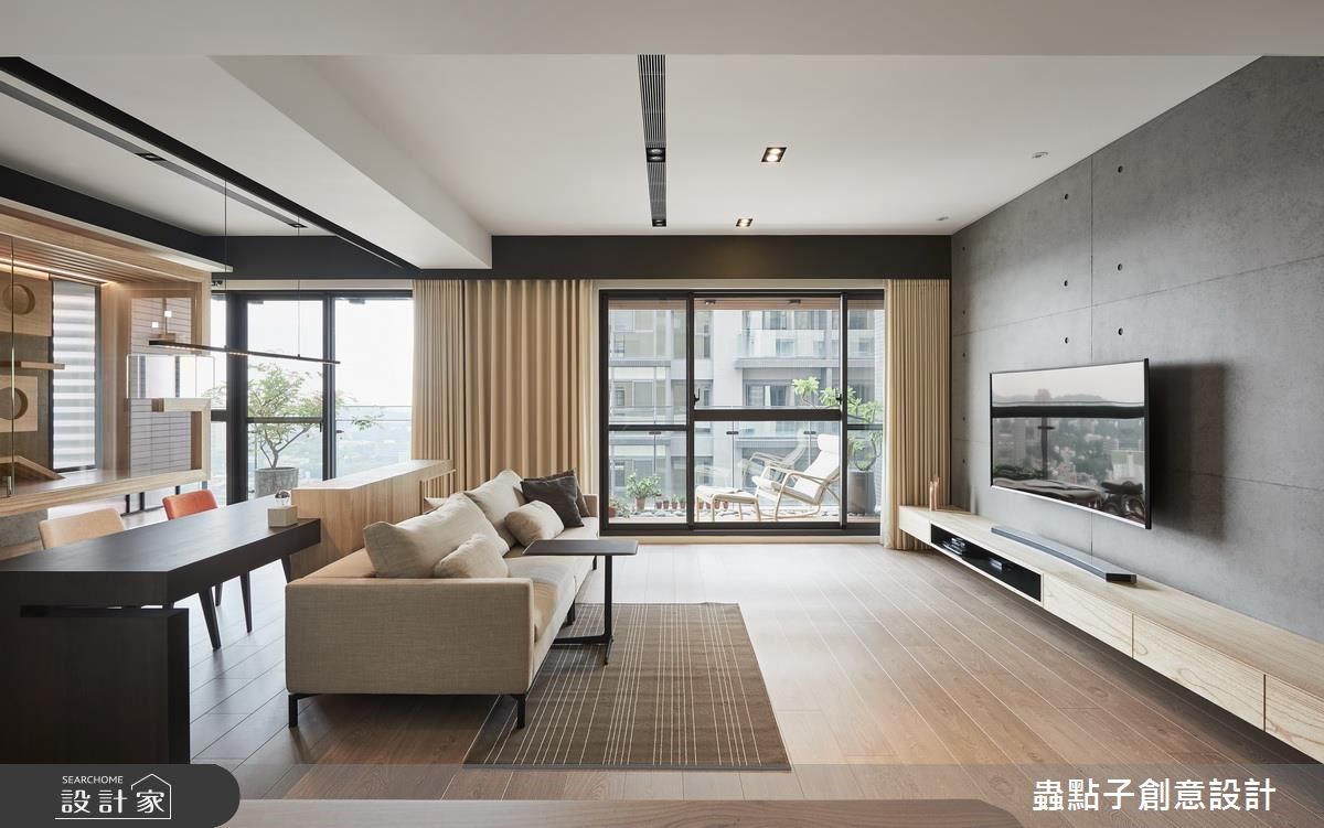 45坪新成屋(5年以下)＿簡約風客廳案例圖片＿蟲點子創意設計＿蟲點子_49之7