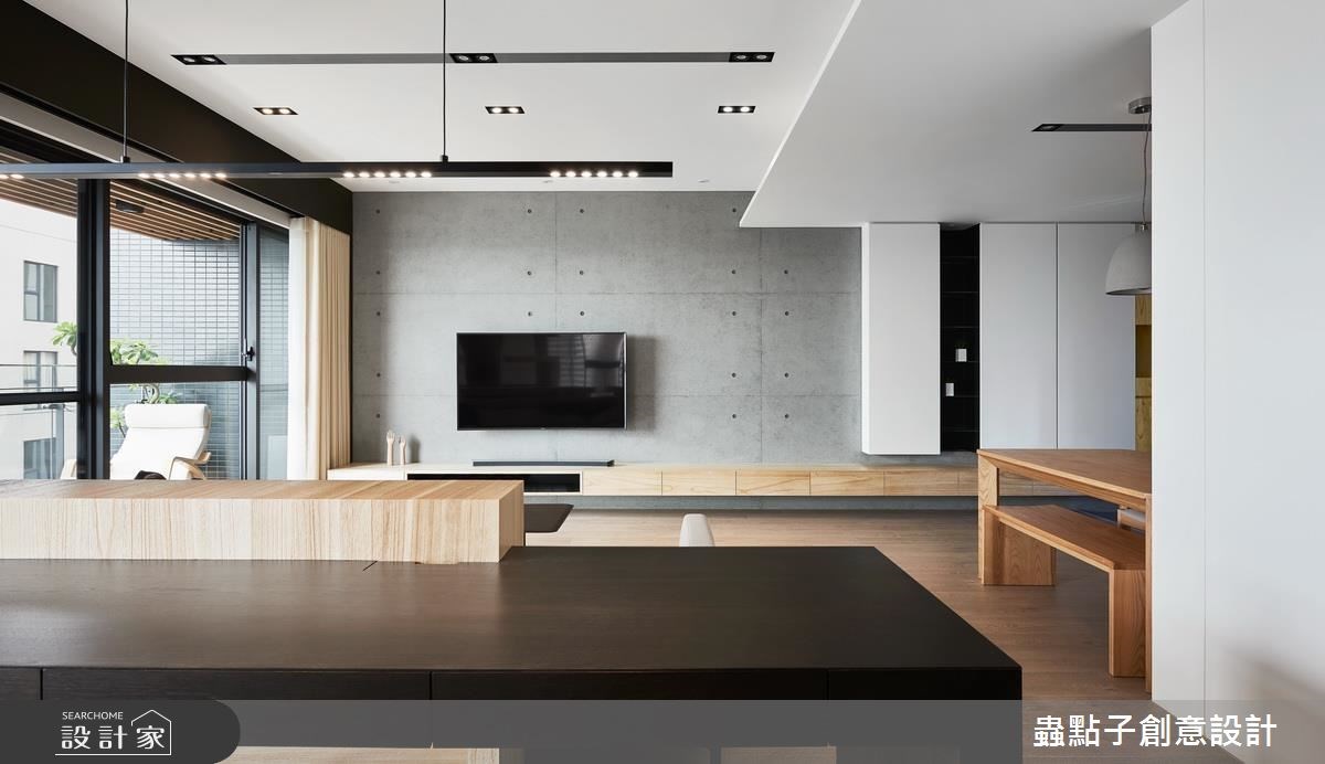 45坪新成屋(5年以下)＿簡約風客廳案例圖片＿蟲點子創意設計＿蟲點子_49之11