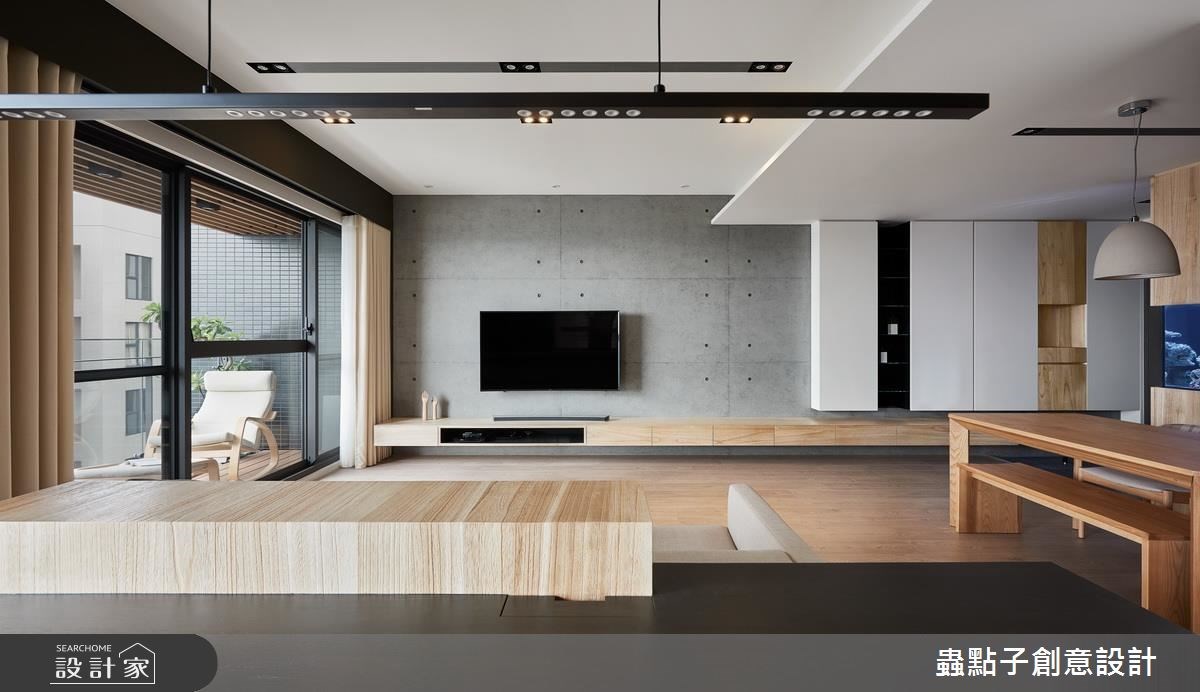 45坪新成屋(5年以下)＿簡約風客廳案例圖片＿蟲點子創意設計＿蟲點子_49之12