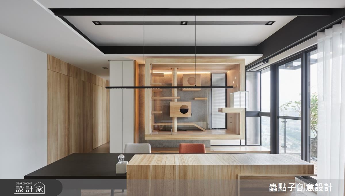 45坪新成屋(5年以下)＿簡約風工作區寵物案例圖片＿蟲點子創意設計＿蟲點子_49之18