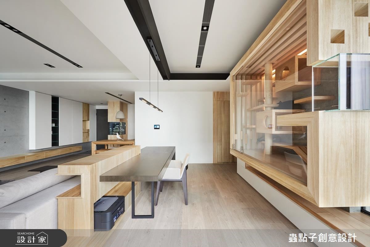45坪新成屋(5年以下)＿簡約風工作區寵物案例圖片＿蟲點子創意設計＿蟲點子_49之26
