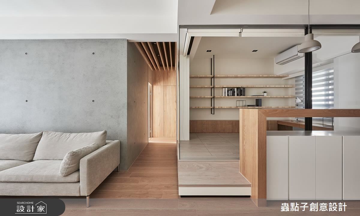 25坪新成屋(5年以下)＿療癒風客廳案例圖片＿蟲點子創意設計＿蟲點子_51之13