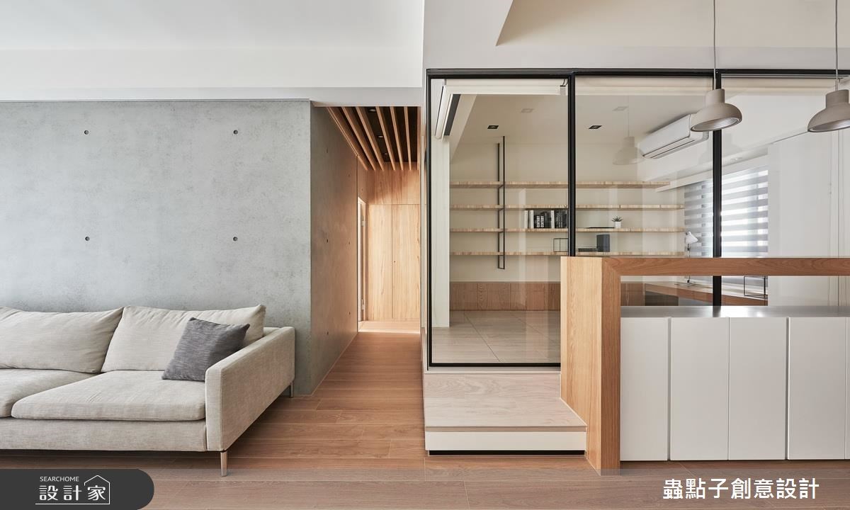 25坪新成屋(5年以下)＿療癒風客廳案例圖片＿蟲點子創意設計＿蟲點子_51之14